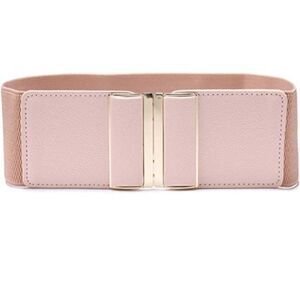 New Womens 3" Wide Belt Elastic Stretch Cinch